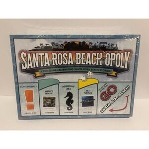 Santa Rosa-OPOLY Board Game New Factory Sealed Monopoly Type‎ Game Florida
